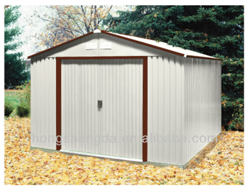 new popular flat pack garden shed / metal shed