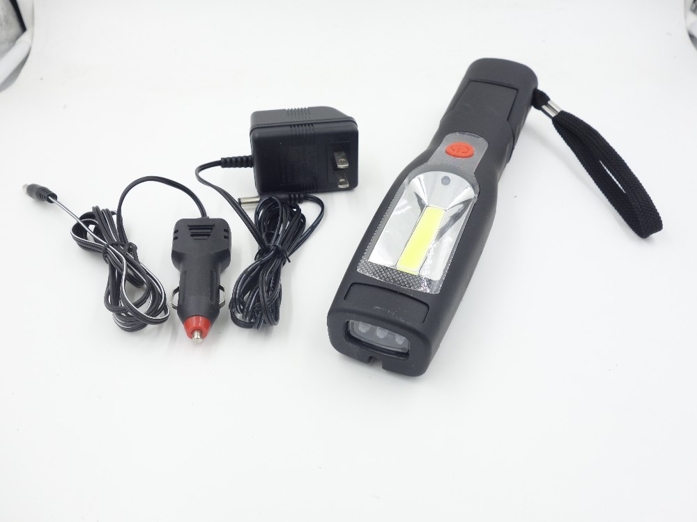 5 LED+ COB Rechargeable COB Working Light With Magnet