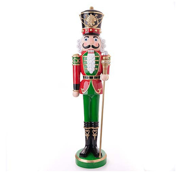 Royal giant outdoor resin christmas nutcracker soldier statue for decoration