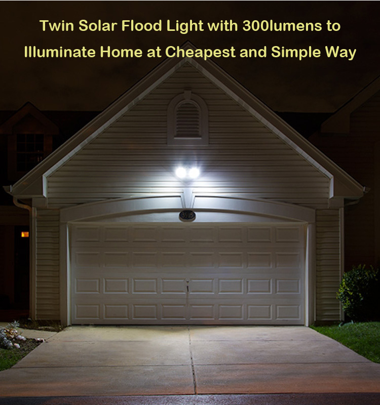 Waterproof Solar Powered 0.2W*18LED Flood Light