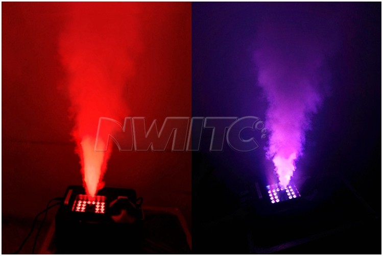 DMX vertical smoke machine led light 1500w led moving head fog machine