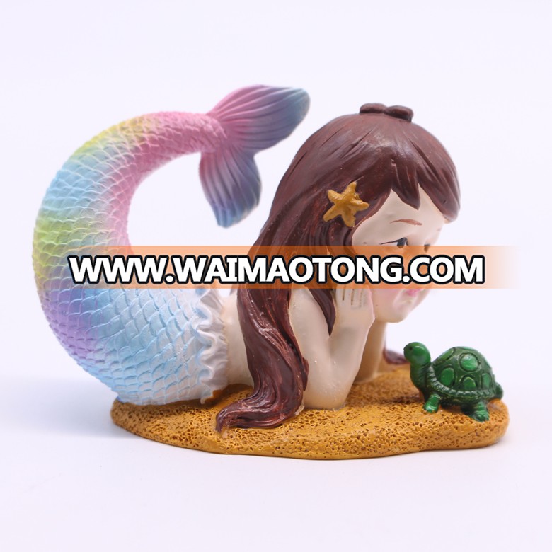 wholesale resin three little mermaids  statue for indoor decoration