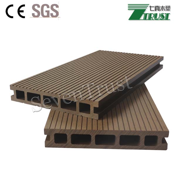 Cheap Composite Deck Boards Composite Decking Board/Outdoor Skirting Board(QZ-03B,135*25mm)