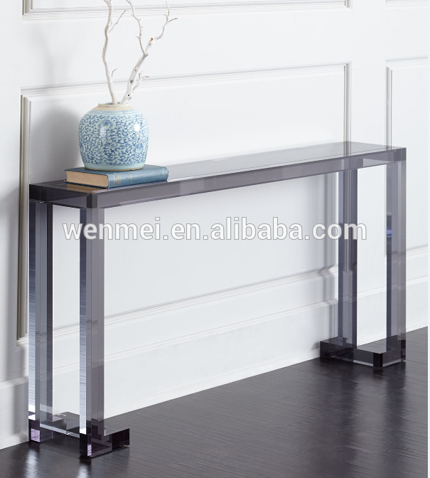 HOT SALE Luxury PMMA Acrylic Console Table