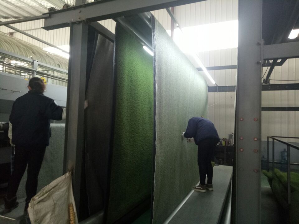 Artificial grass  mat use for football/soccer turf carpet/pvc square mat  synthetic grass