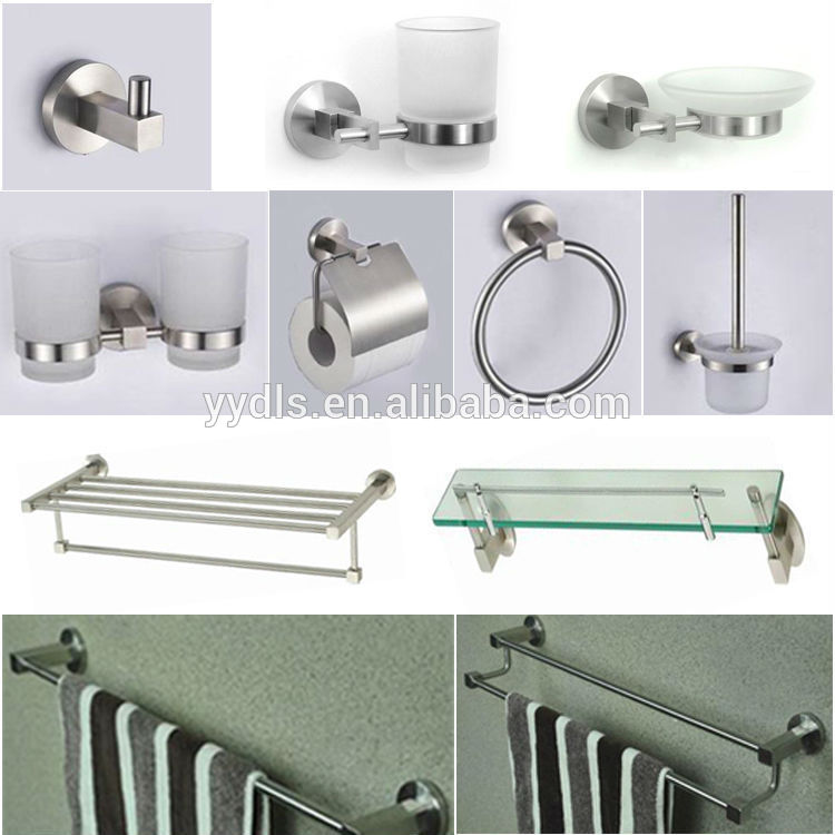 metal main material and bath hardware sets toilte sanitary ware bathroom accessories set sanitary fitting