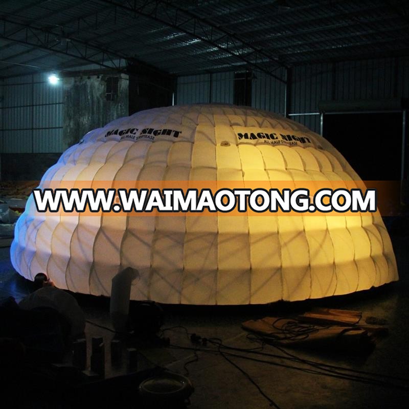 LED inflatable dome tent portable led light inflatable tent BG-A0618