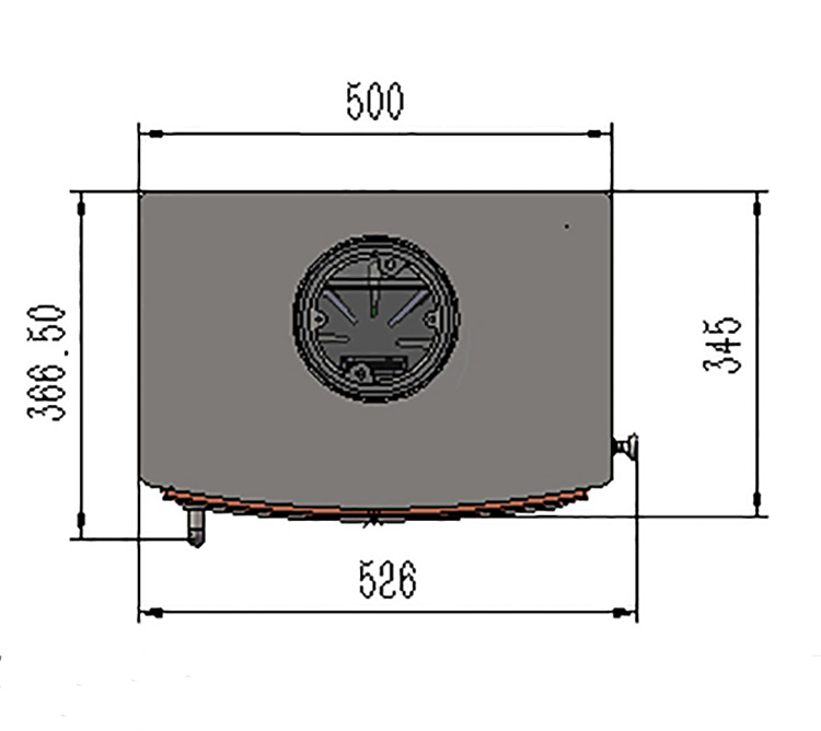 Newest Steel Comes With Firewood Box Wholesale Checkout Stove External Air Inlet