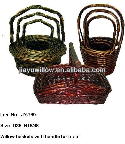 Wicker Gift basket wicker baskets with handle from Factory