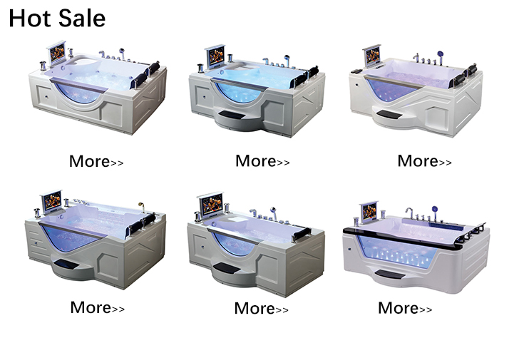 factory price freestanding air jet whirlpool massage bathtub