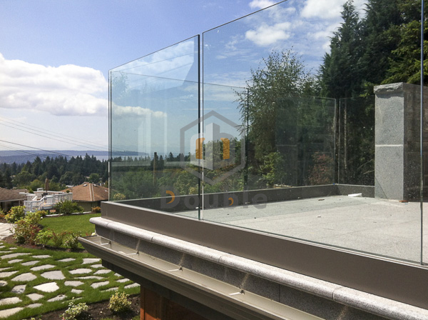 Stainless Steel glass clamp frameless glass balustrade/ railing system