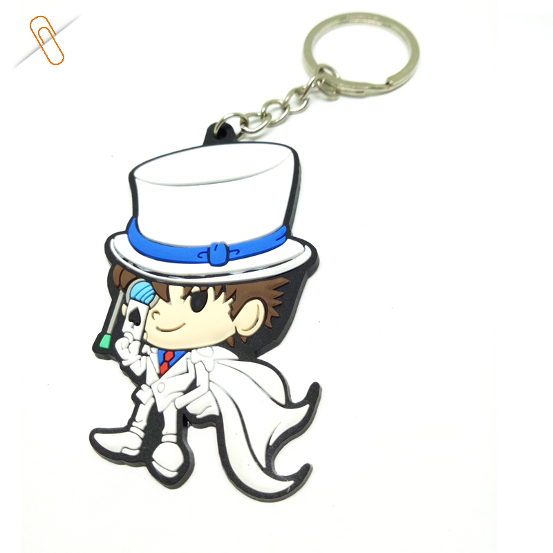 cartoon custom keychains rubber