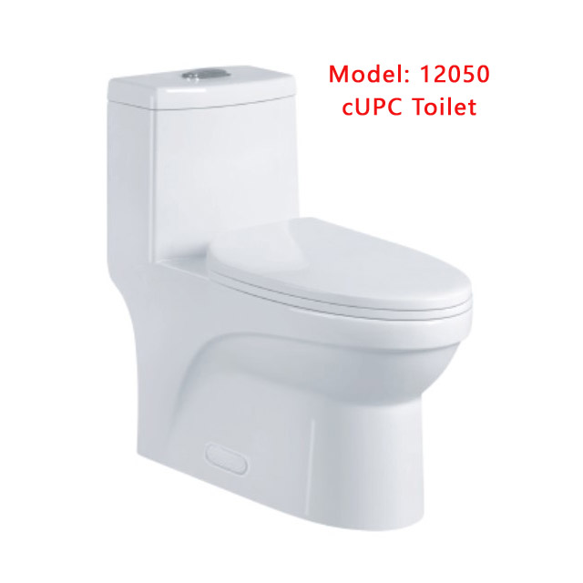 cUPC Ceramic toilet, elongated one piece toilet #12050