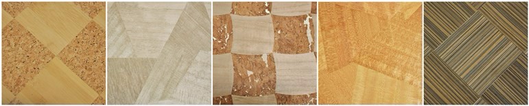 Best Quality Natural Parquet Cork Wood Veneer for Wallcovering