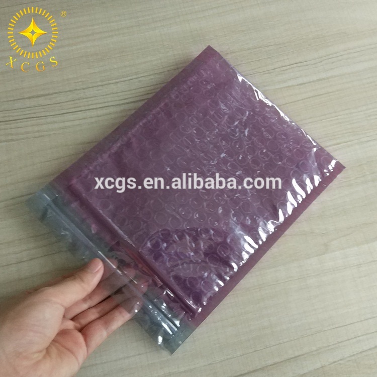 Factory Wholesale Reusable ESD plastic Shielding bubble zip lock Packaging Bag Electronic Accessories Pack Pouch