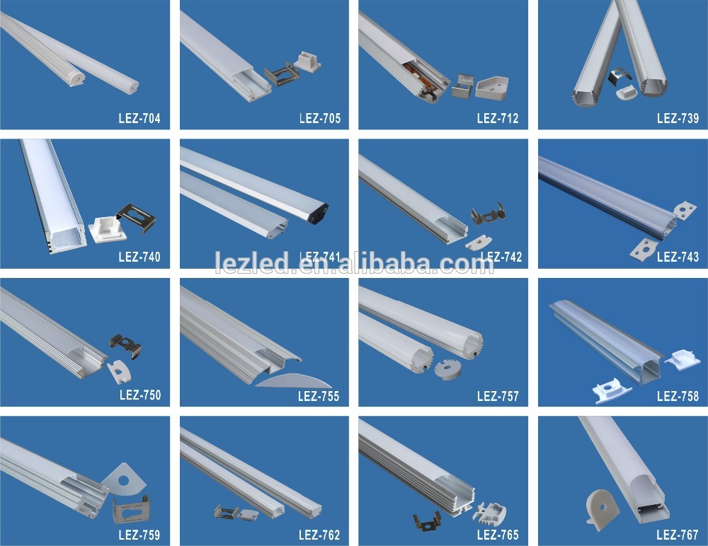 hot sale extrusion anodized aluminum profile for led strips