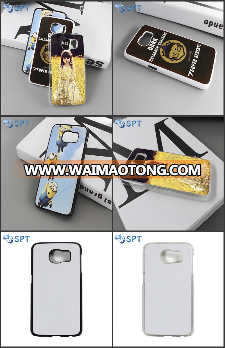 blank newest heat transfer printing sublimation card insert phone case for S6