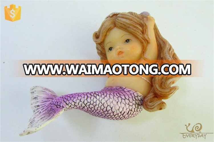 Handpainted Hot Sell Decoration Resin Female Statues Mermaid Figurine for Sale