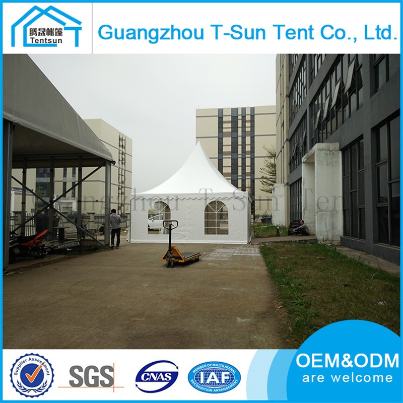 High quality aluminum frame 5x5m fair pagoda tents for sale