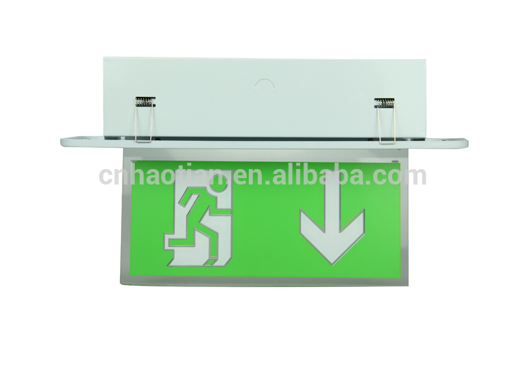 hot sales CE/ROHS recessed led light Emergency lighting with emergency exit sigh light