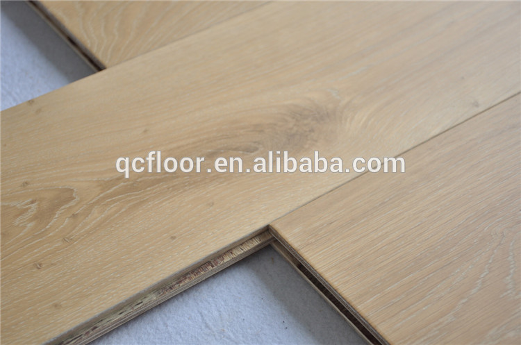 Best items!! white washed oak wood floors, customized 20/6mm thickness wooden floor