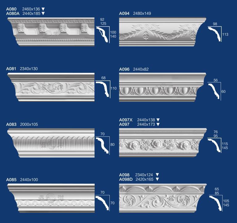 3D clear strong well-liked gypsum corner