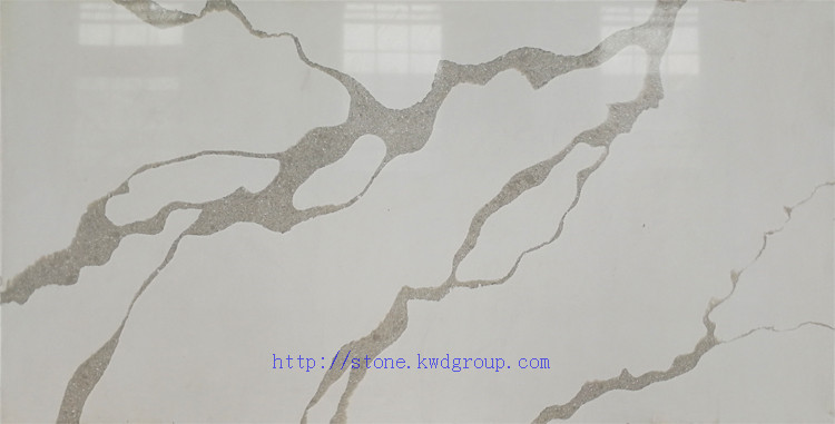 Most popular calacatta white gold quartz stone slab for counter top