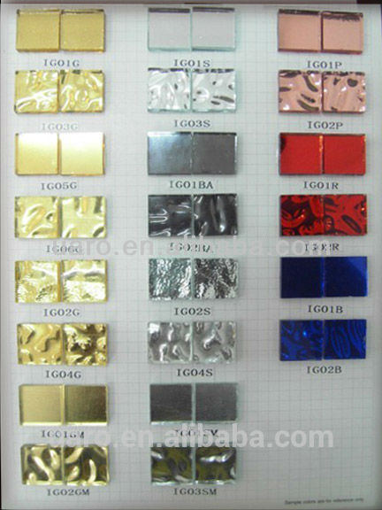 Silver Foil New Design  Glass Mosaic Tile