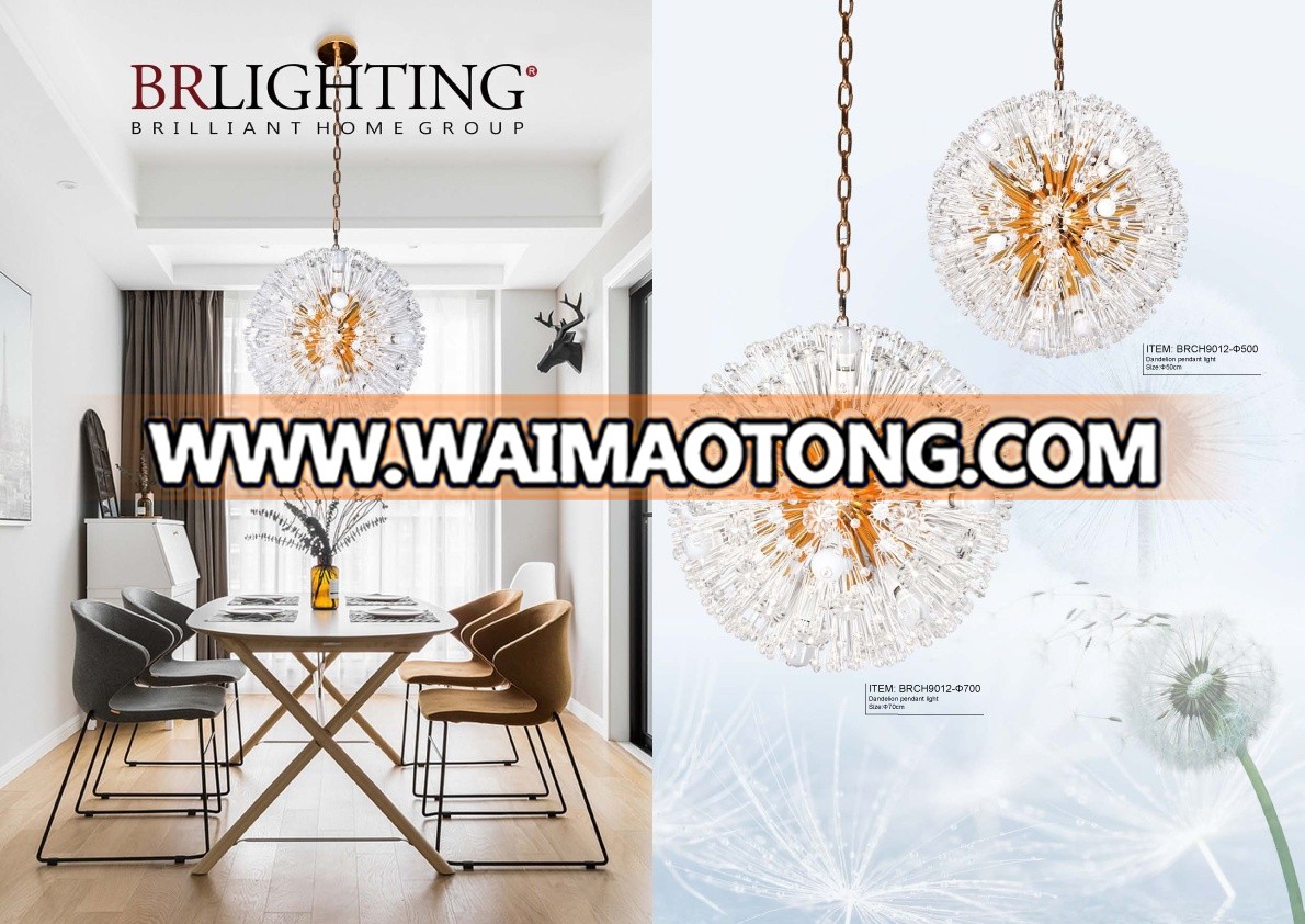 Indoor Lighting Antique Brass  Light Fixtures Led Luxury Large Rose Gold Art Glass Chandelier For Hotels Home In China