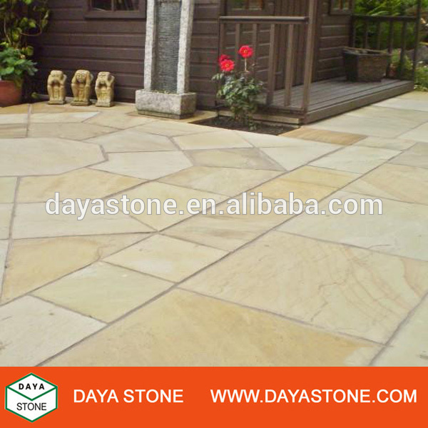 Buff Sandstone pavement stone