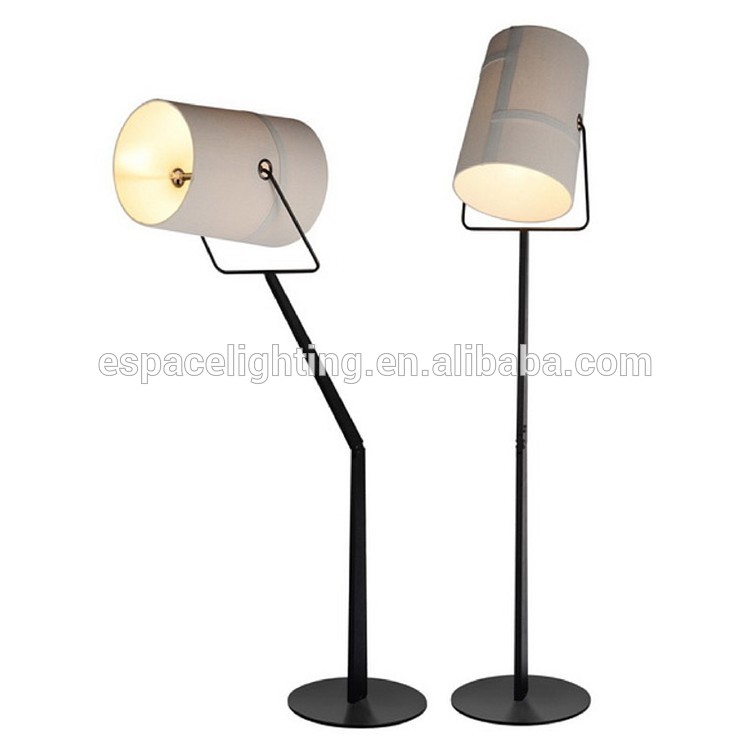 Replica Fabric shade designer arc floor lamp