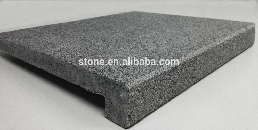 Black Grey Granite Swimming Pool coping Stone G654 granite cope stone size 800x400 and 600x300