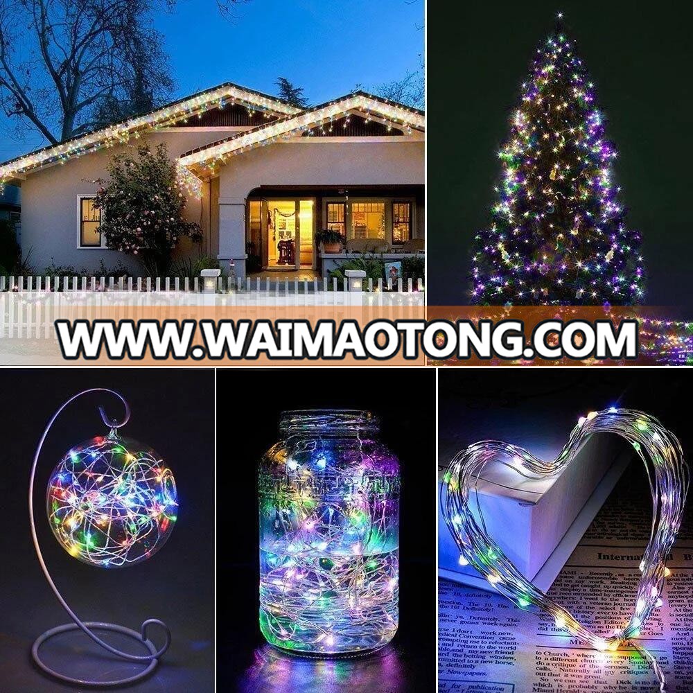 1M 2M 3M 5M 10M Copper Wire LED String lights Holiday lighting Fairy Garland For Christmas Tree Wedding Party Decoration