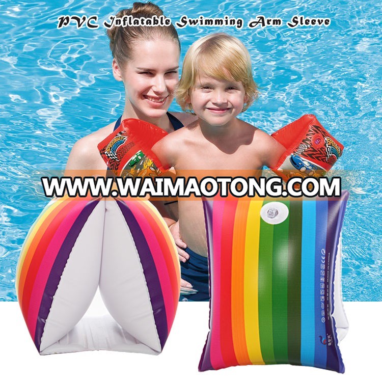 High quality professional pvc inflatable arm bands, arm floats with Cartoon Printing for Kids