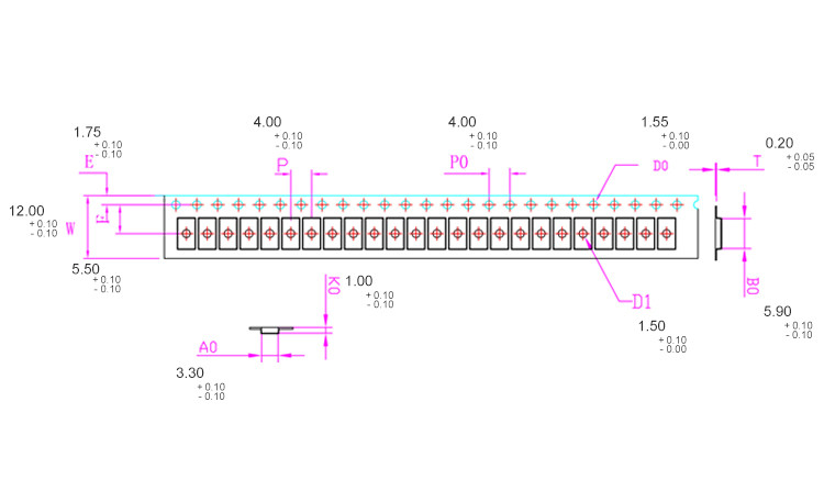 Factory directly sell Good heat dissipation Copper brackets LM80 5730 18V 36V 0.5W SMD LED chip