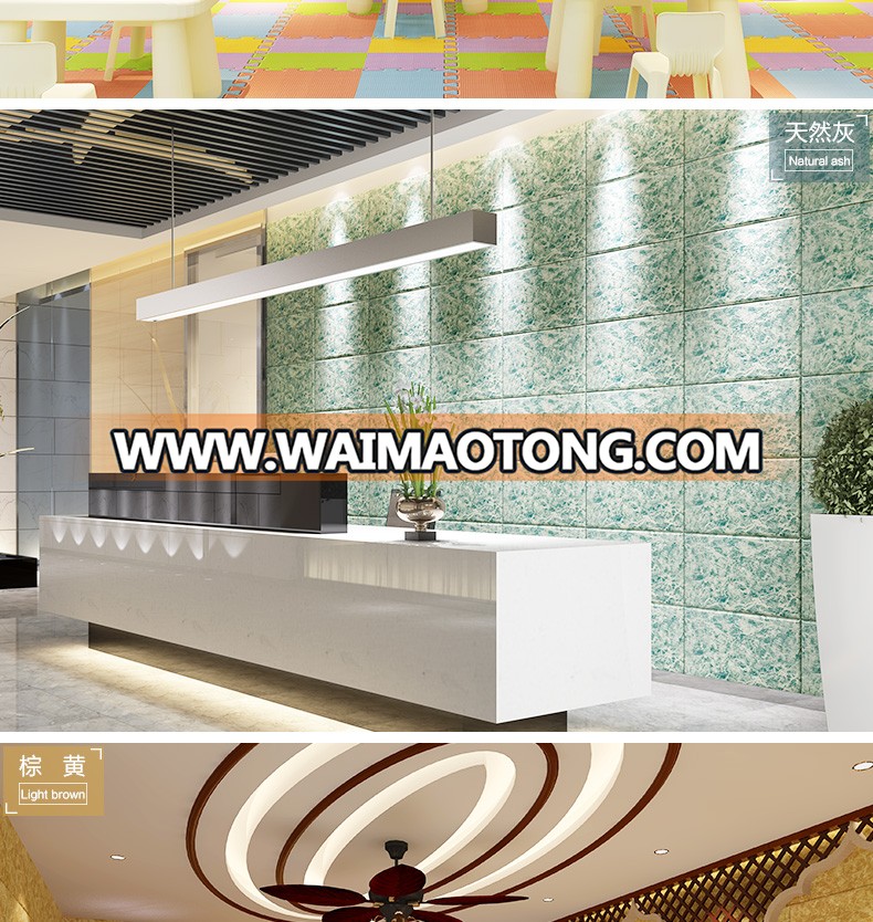 3D PE foam wallpaper for home decoration