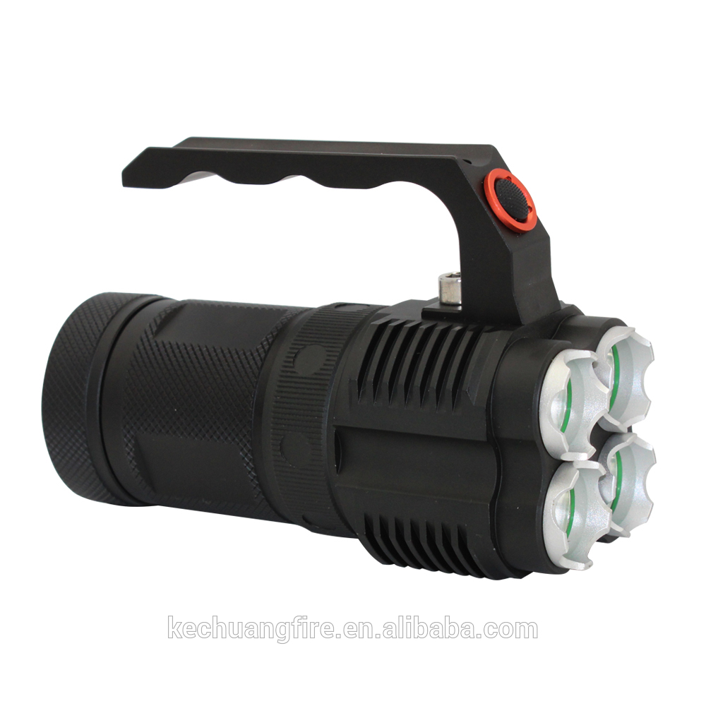 Camping XM-L2 LED 4500 Lumens 40W led torch flashlight Rechargeable 18650 tactical flashlight