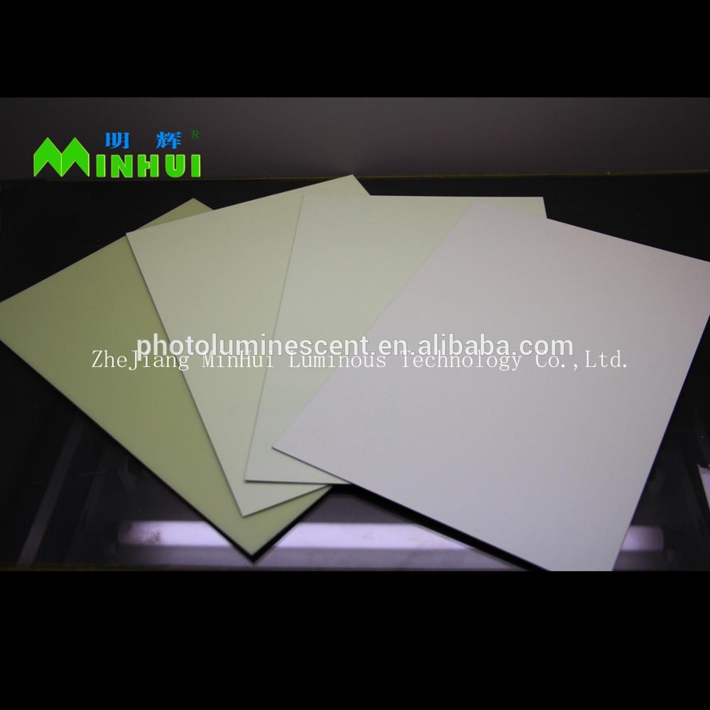 Glow In The Dark Sheet With Blue-green Color