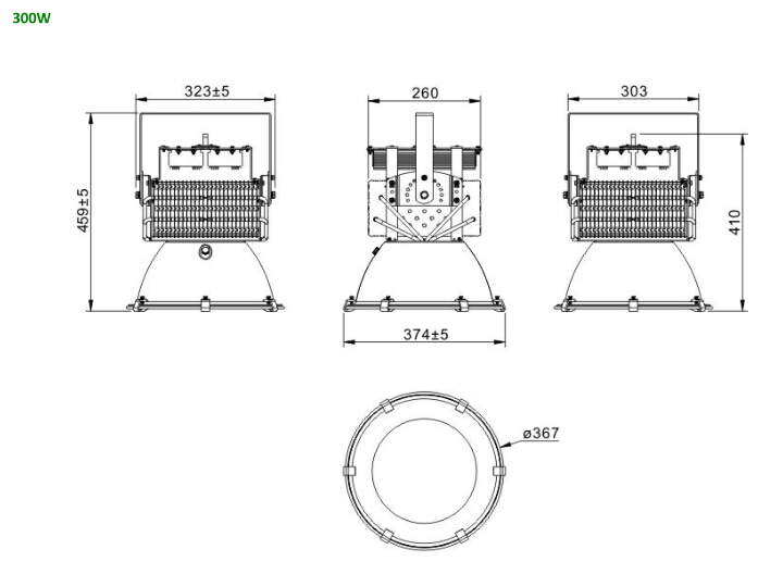 Manufacturer good heat dissipation 5years warranty CE ROHS Appoved led mining light