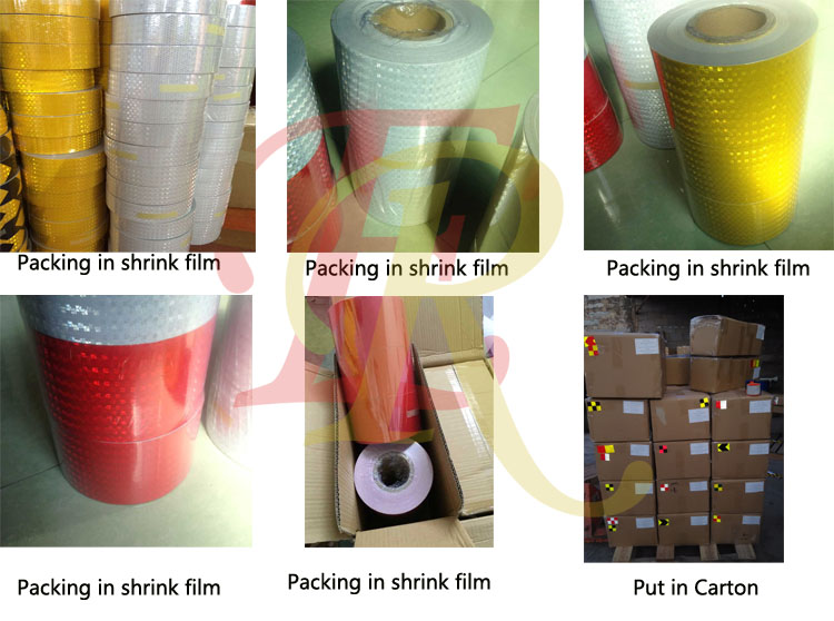 PVC Material Micro Prismatic Reflective Tape For Safety