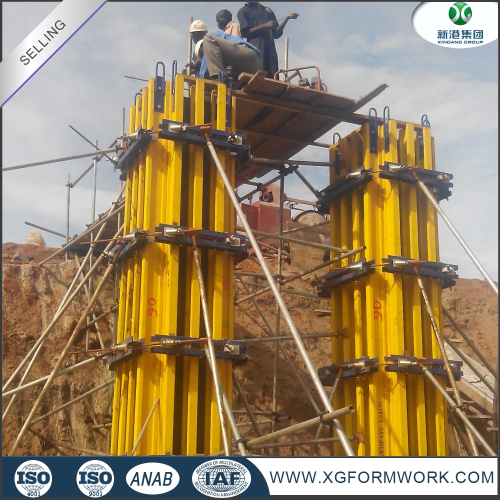 H beam Adjustable Column oncrete Steel Formwork