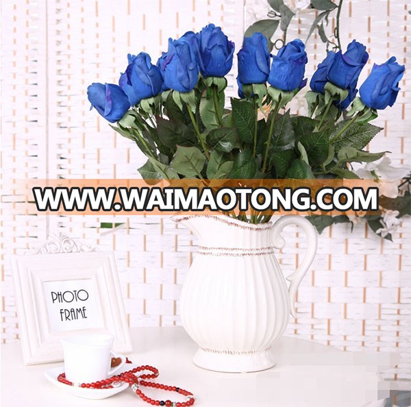 High quality real touch artificial rose flower for wedding decoration