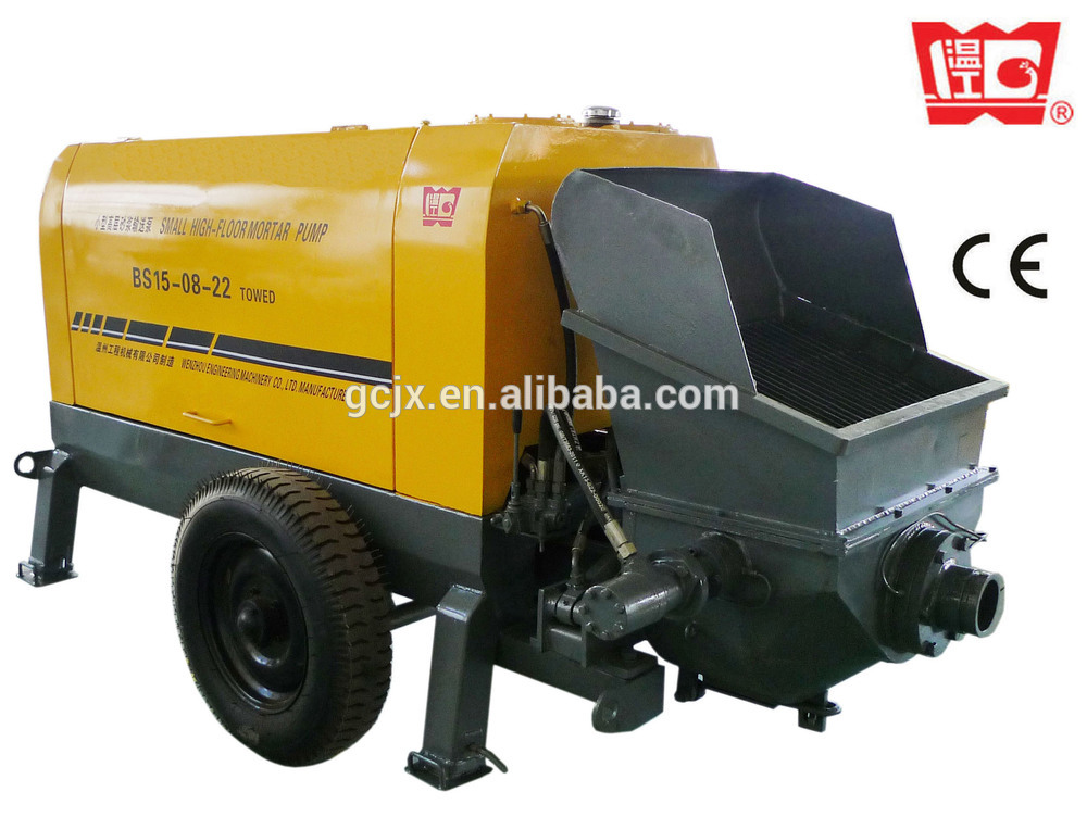 high building ready mix cement concrete pump