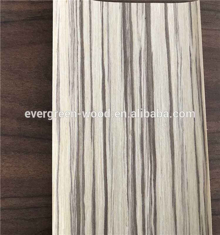 Hot sell high quality engineered Zebra veneer