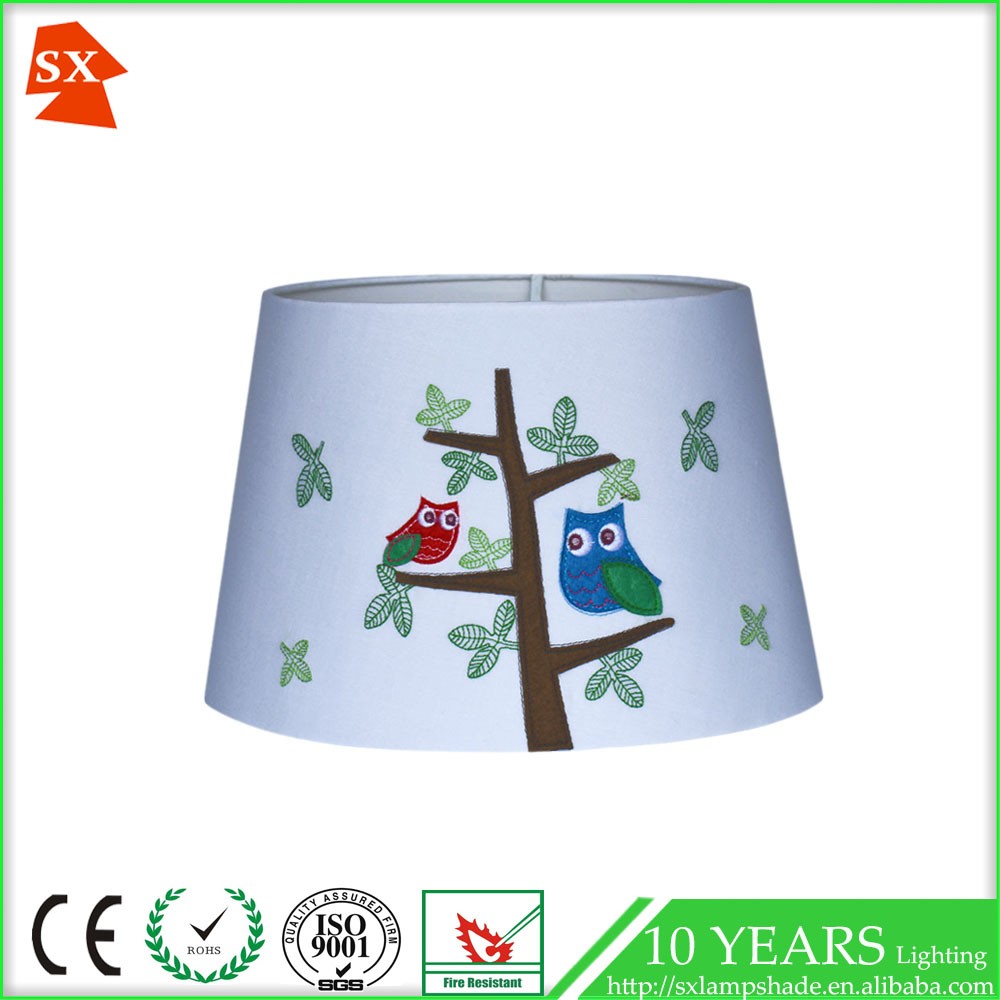 oriental duck large design drum art decoration baby children oval flower light shades