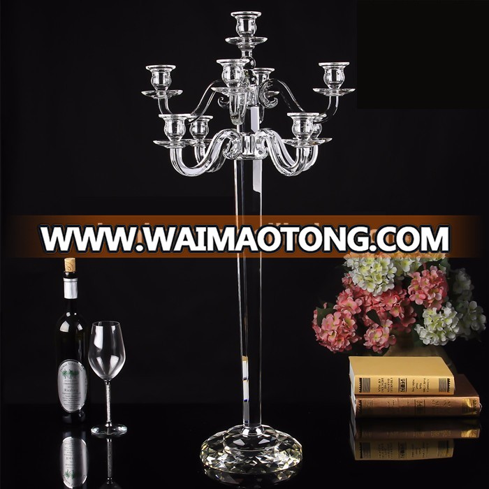 wholesale K9 center pieces wedding crystal candelabra votive