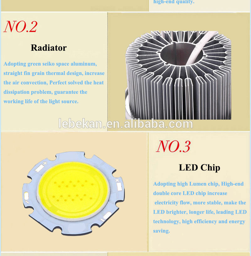 Factory price Professional design 5W 7W 10W 15W 20W 30w 6000k led cob down light