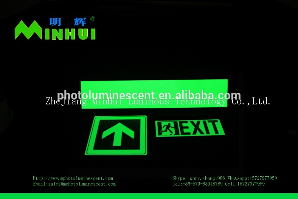 MINHUI Glow In Dark Aluminum Plate Luminous Aluminum Plate Luminous Aluminum Board