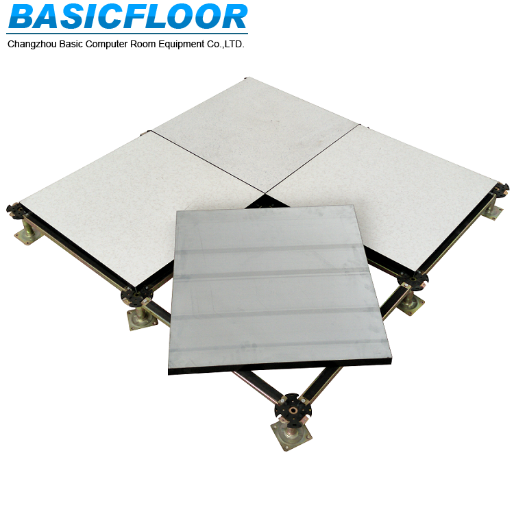 Low cost high quality calcium sulphate raised computer access floor