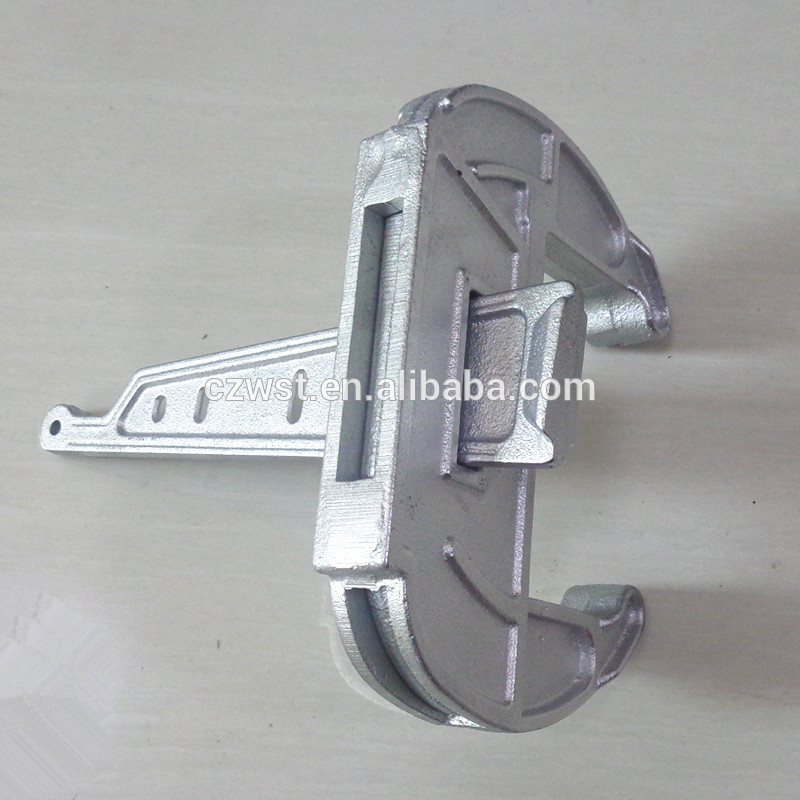 Galvanized casted iron formwork panel clamp lock